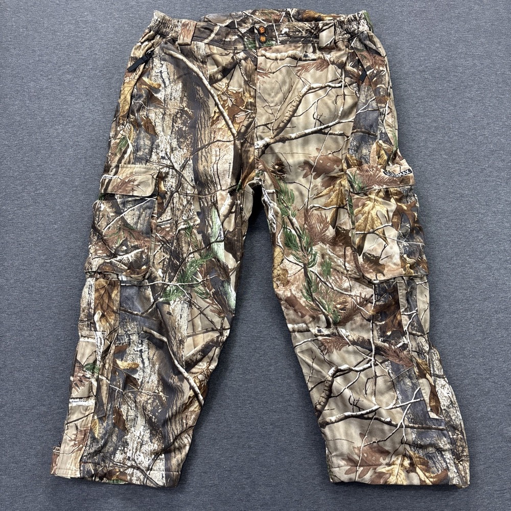 Medalist Scent Repellent Silver Max Lined Camo Cargo Hunting Pants Mens XL